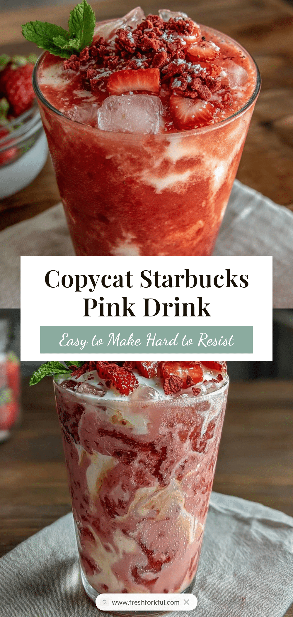 Easy Copycat Starbucks Pink Drink Recipe recipe