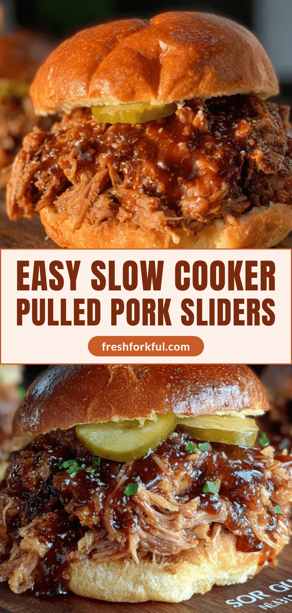Easy Slow Cooker Pulled Pork Sliders recipe