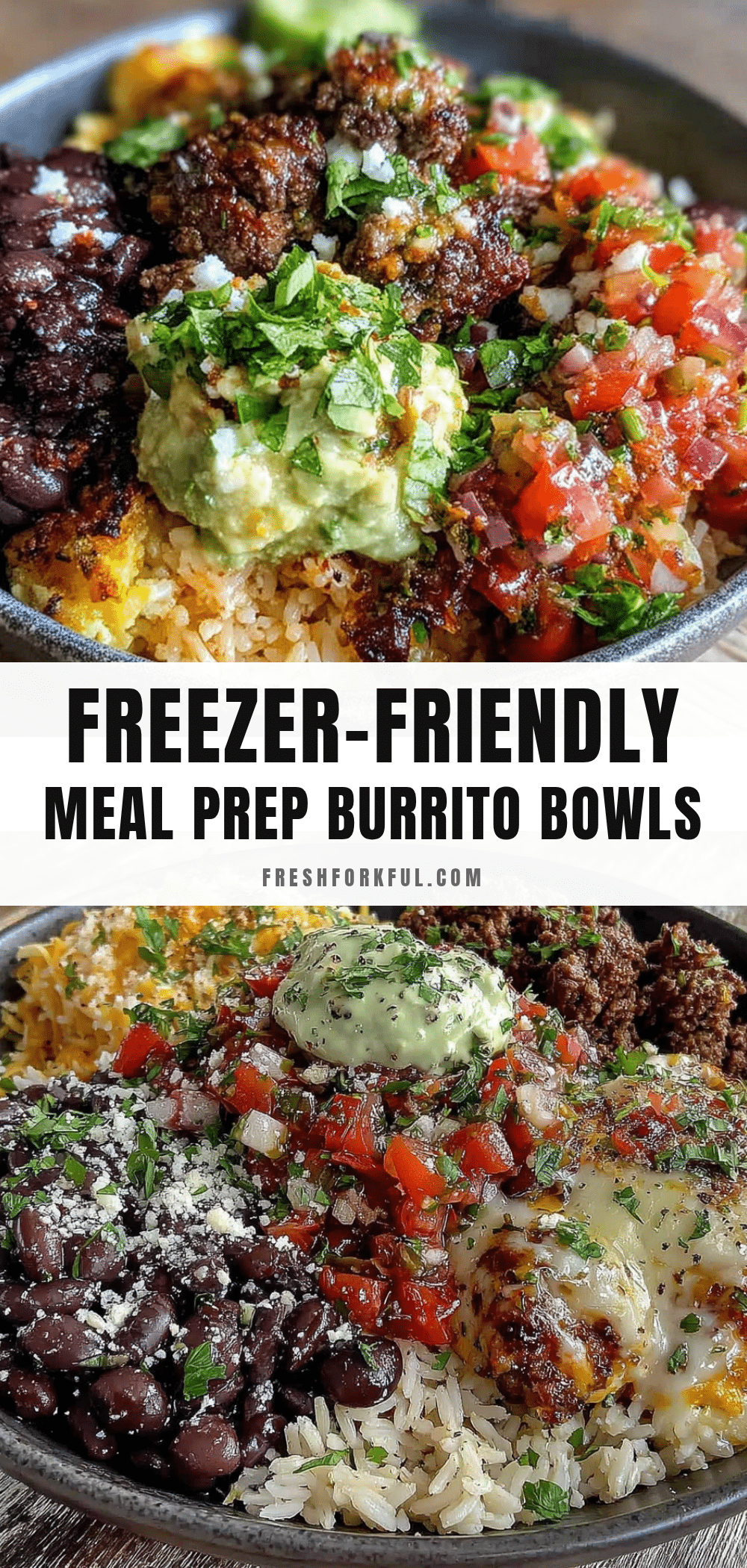 freezer-friendly college meal prep burrito bowls recipe