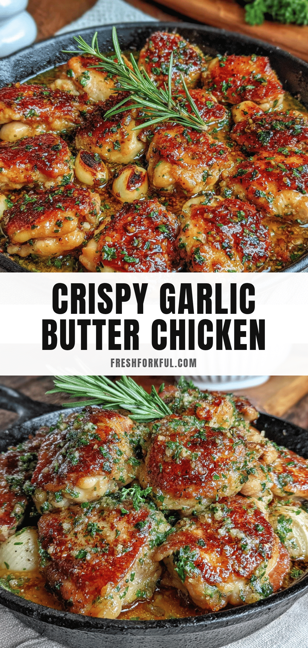 garlic butter chicken thighs recipe