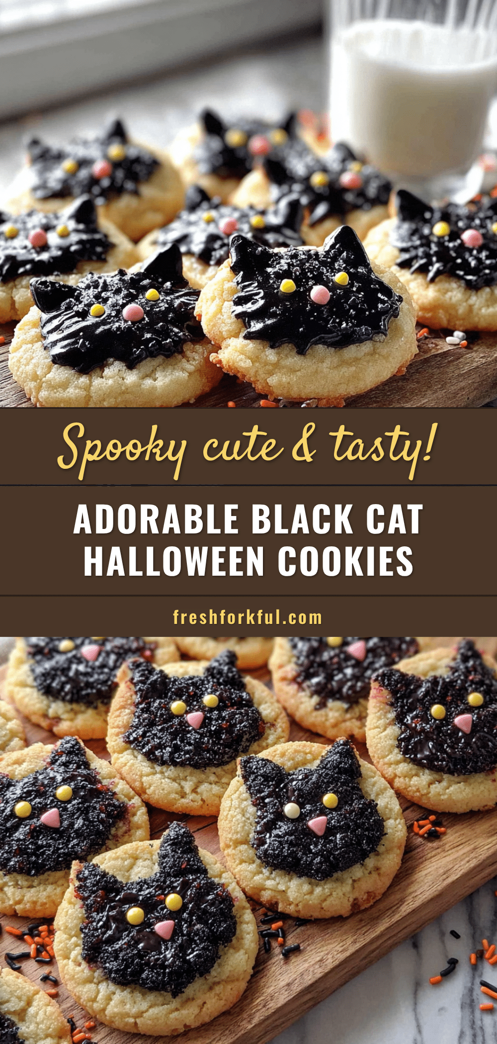 halloween black cat sugar cookies recipe