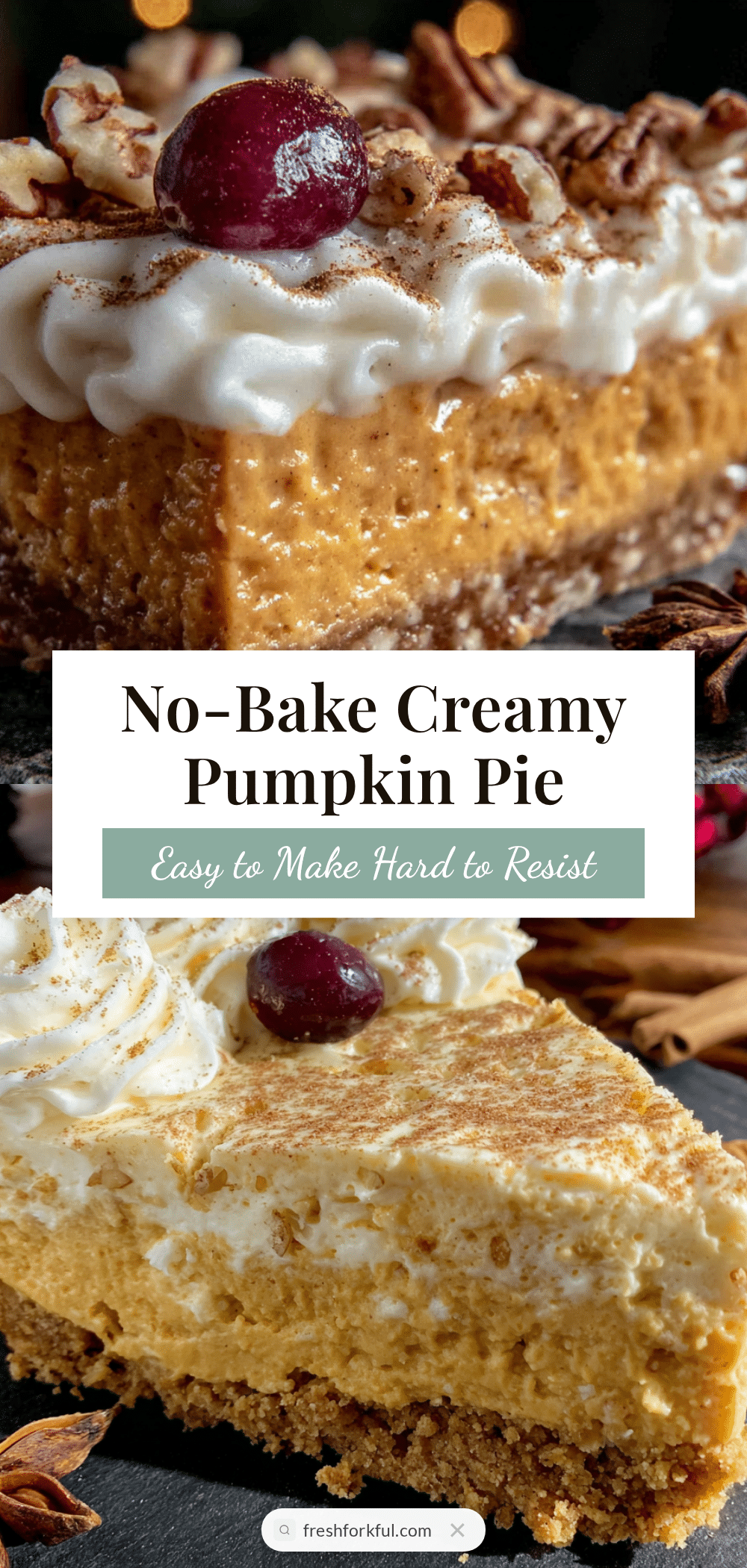no-bake pumpkin cheesecake pie recipe