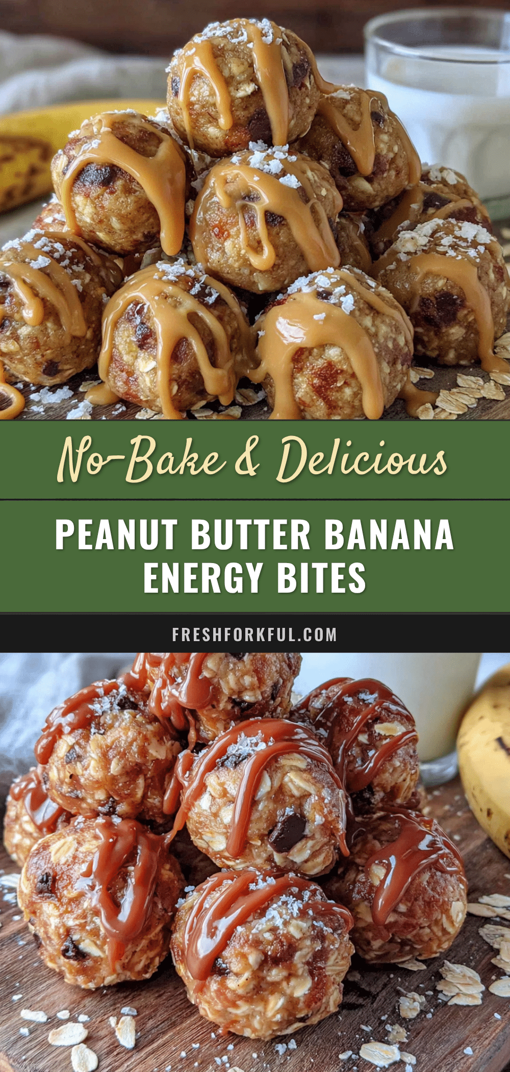 peanut butter banana energy bites recipe