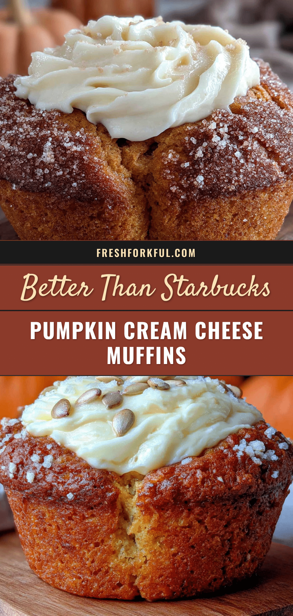 pumpkin cream cheese muffins recipe