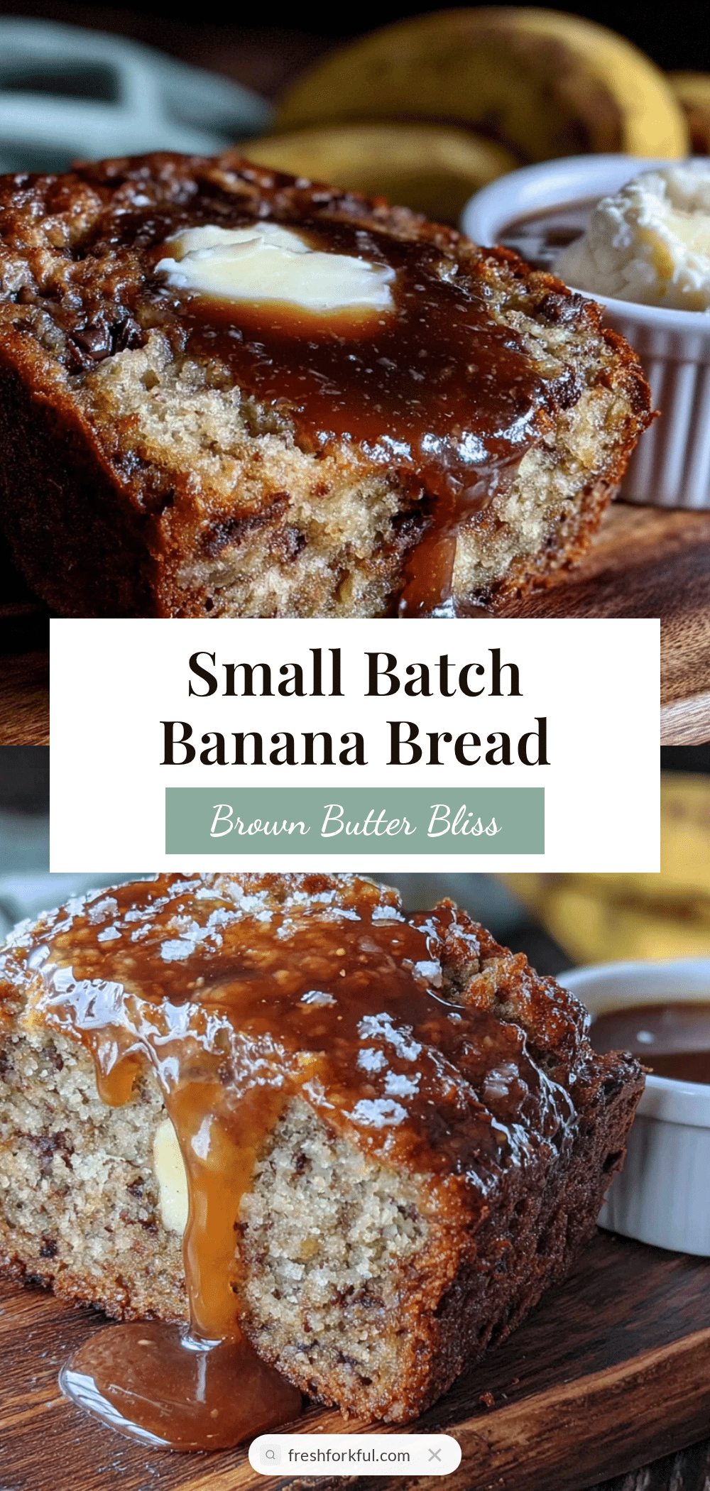 small-batch banana bread with brown butter recipe