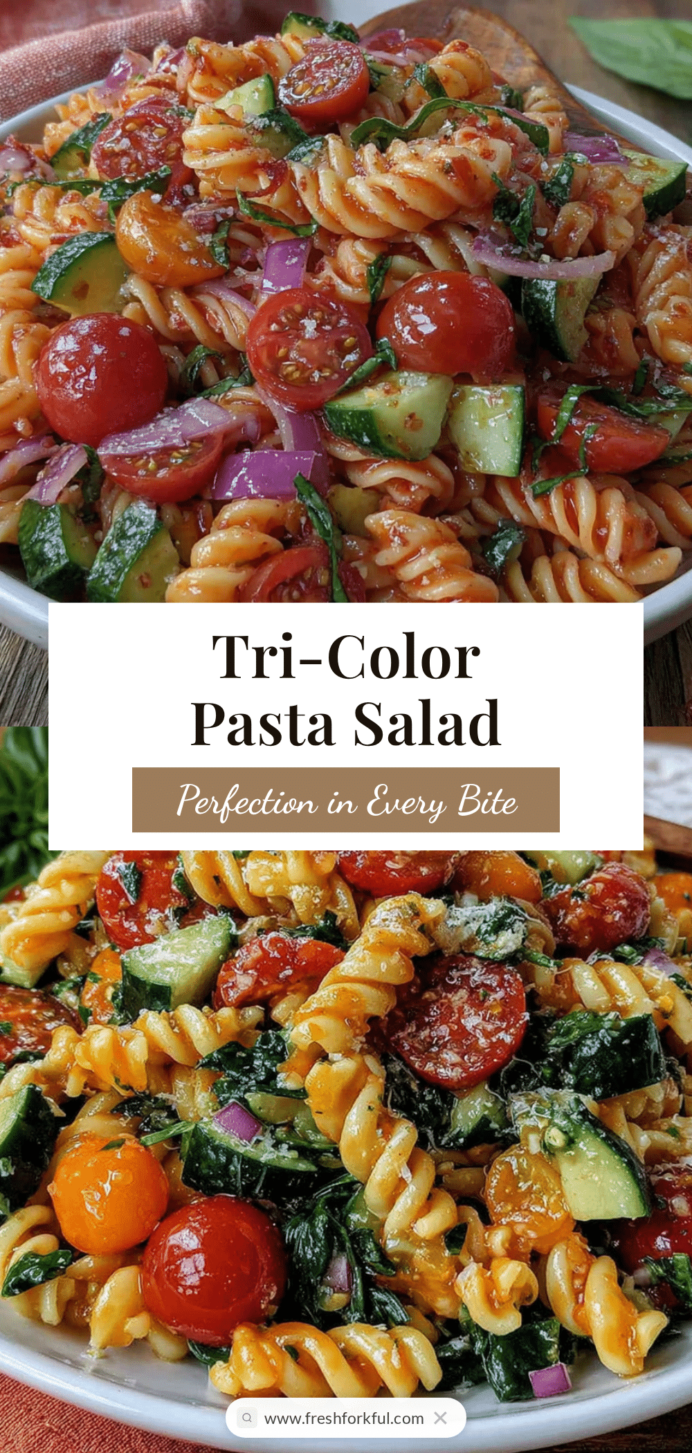 tri-color pasta salad recipe