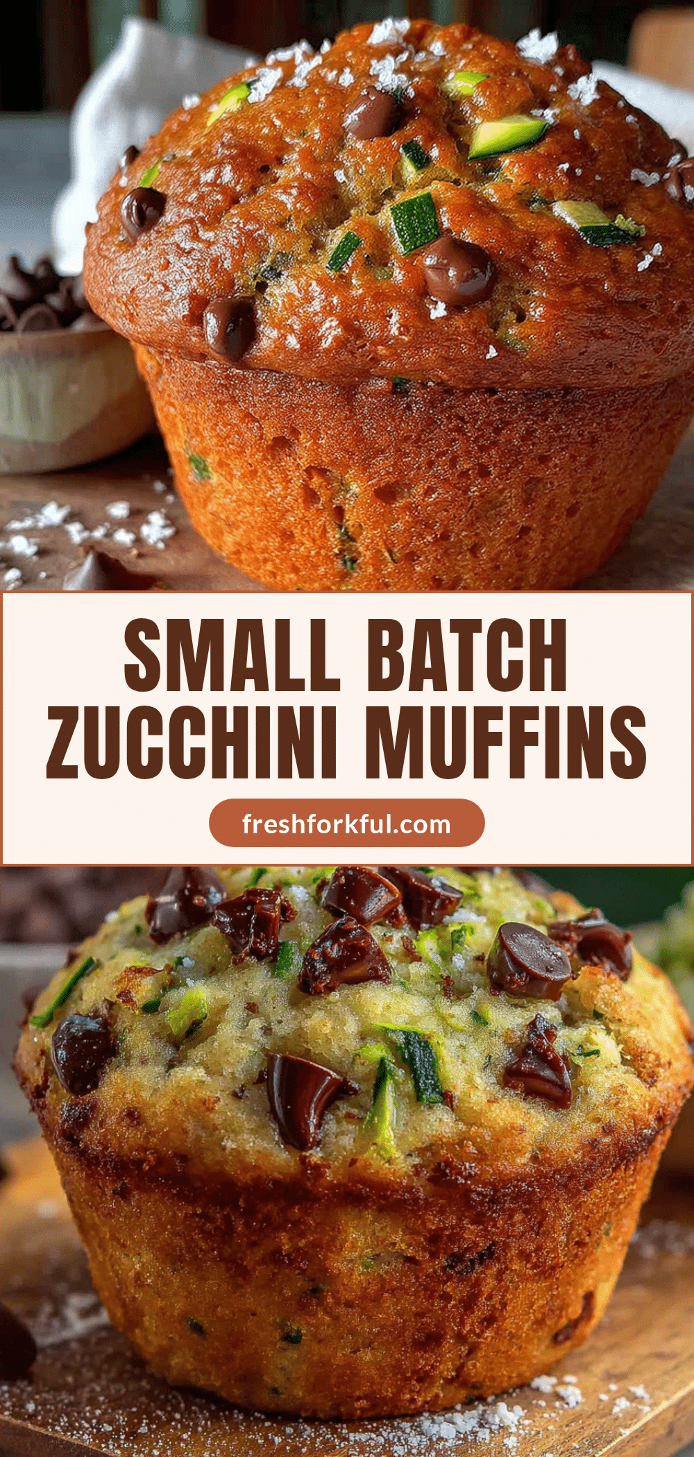 zucchini chocolate chip muffins recipe