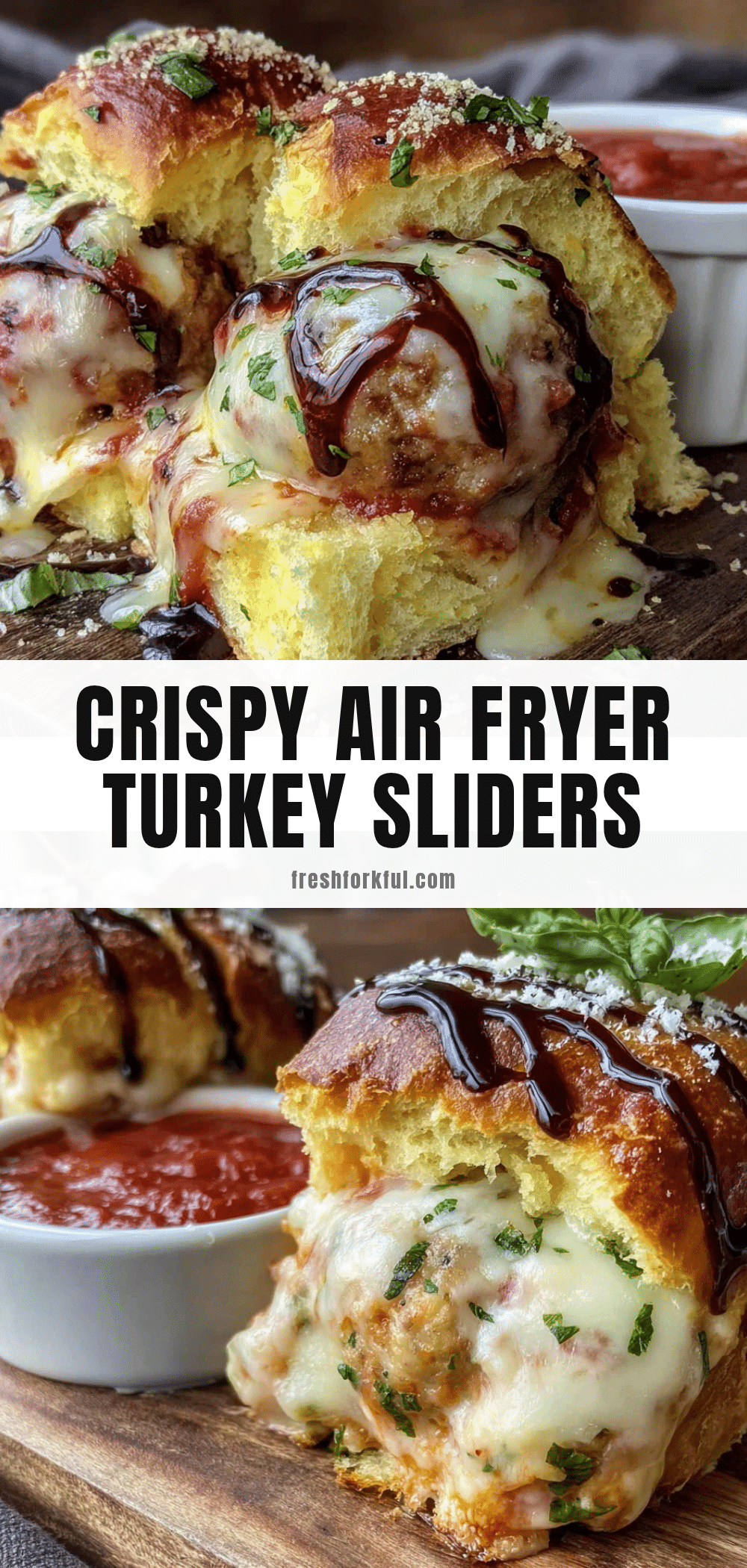air fryer turkey meatball sliders recipe