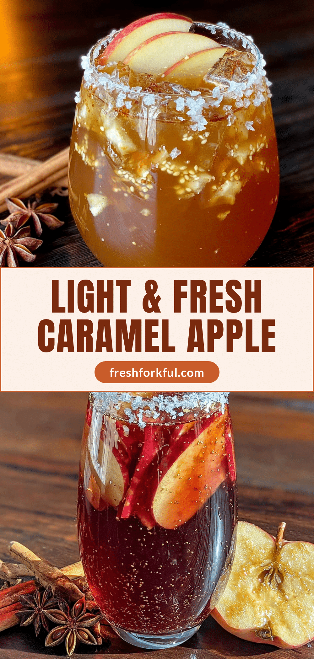 caramel apple cider sangria recipe