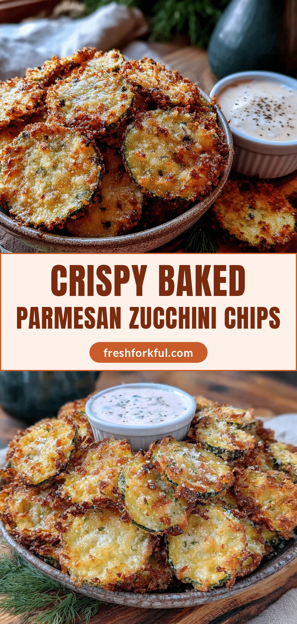 crispy baked parmesan zucchini chips recipe