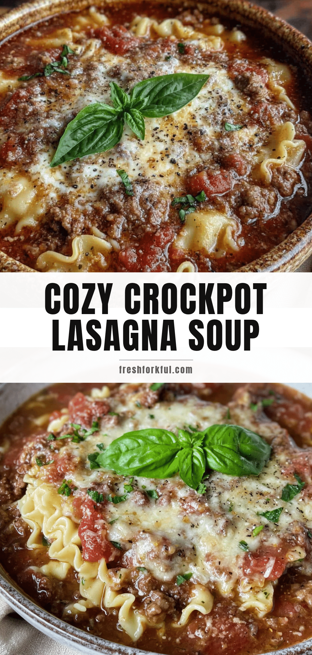 crockpot lasagna soup recipe