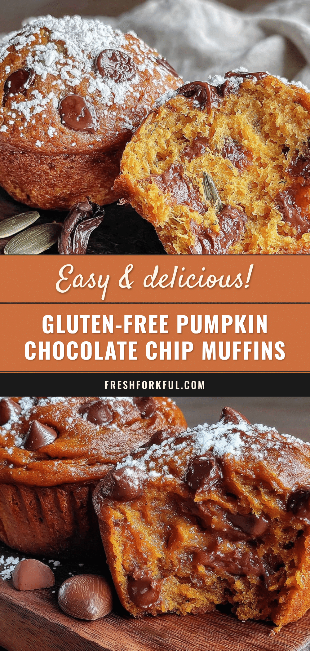gluten-free pumpkin chocolate chip muffins recipe