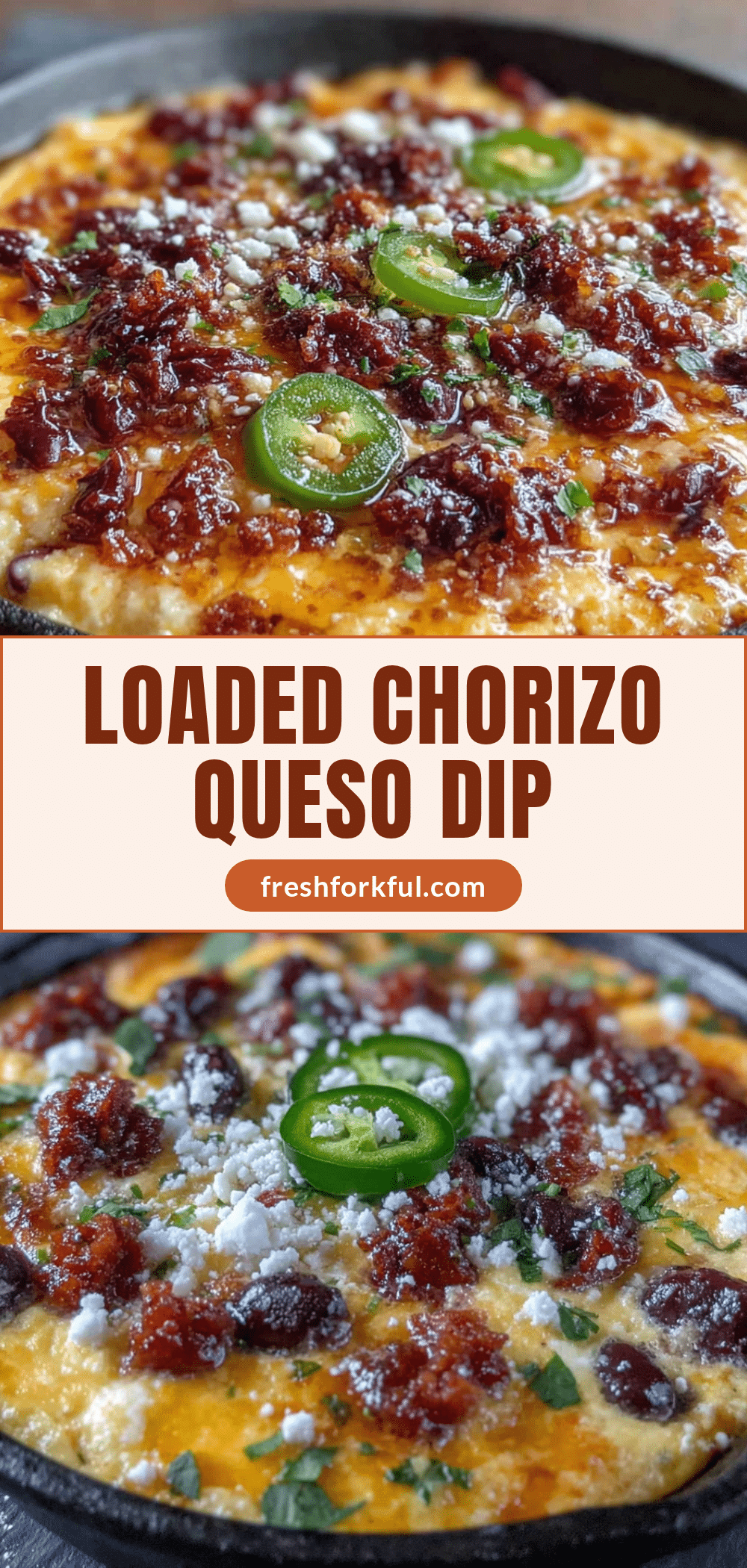loaded queso dip with chorizo and black beans recipe