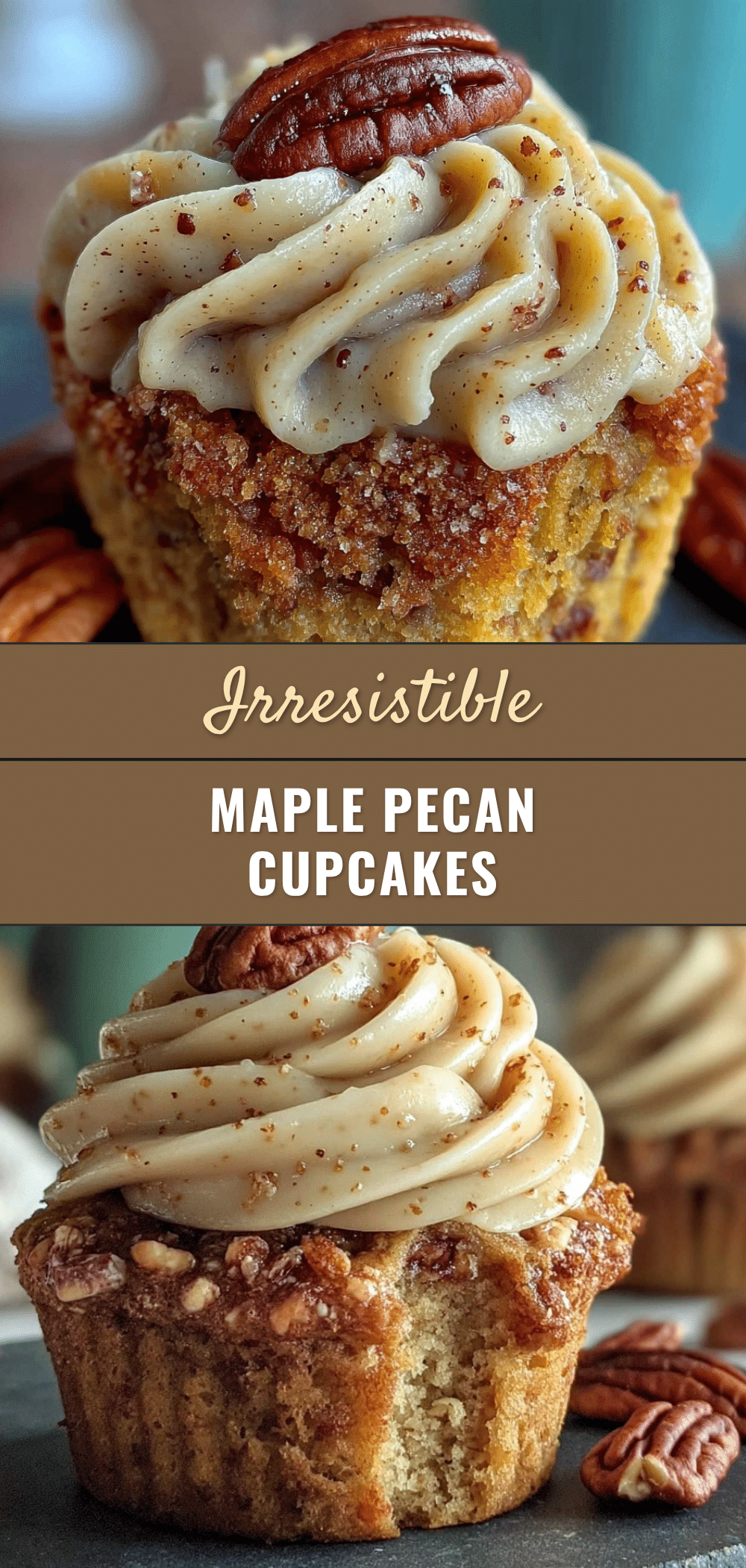maple pecan cupcakes recipe