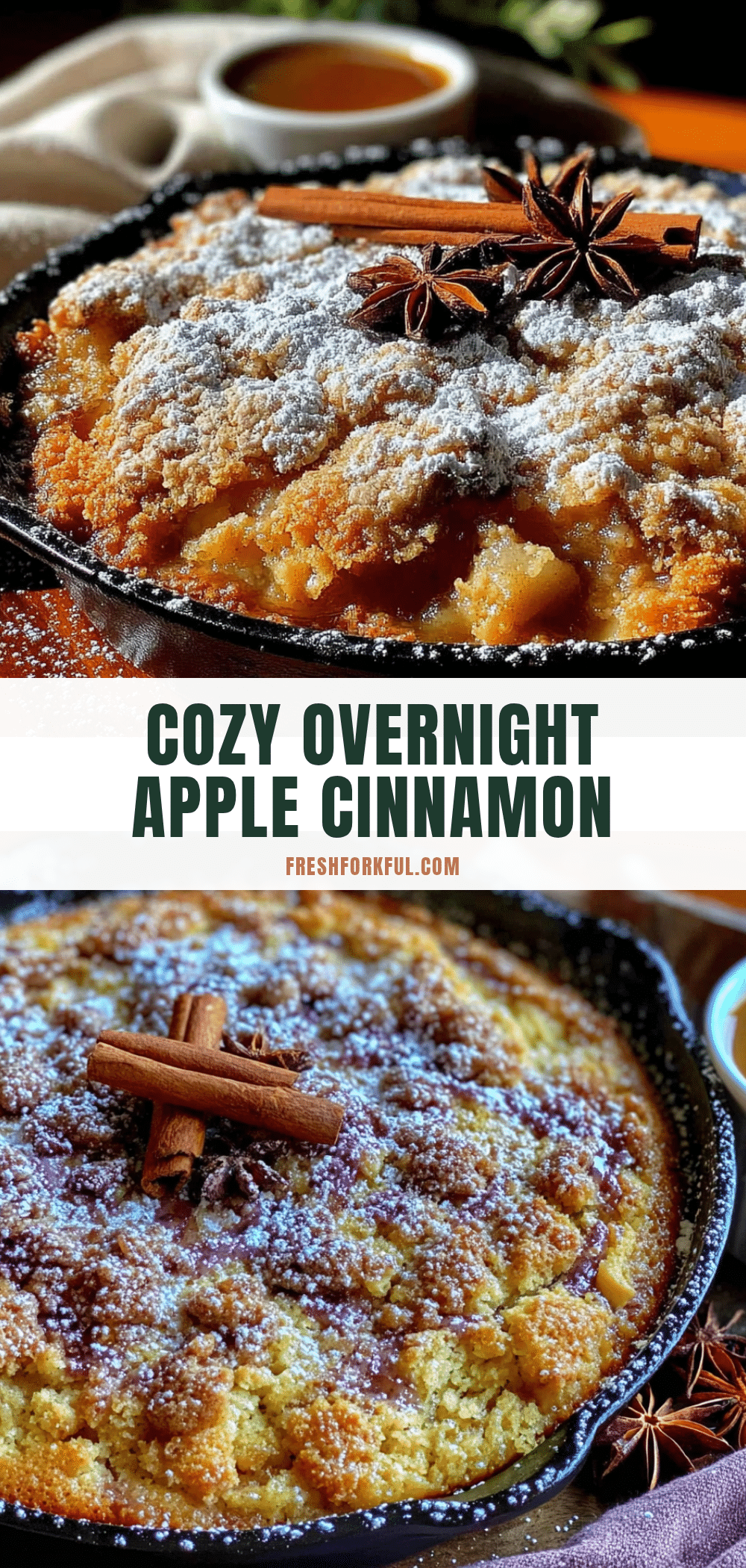 overnight apple cinnamon dump cake recipe