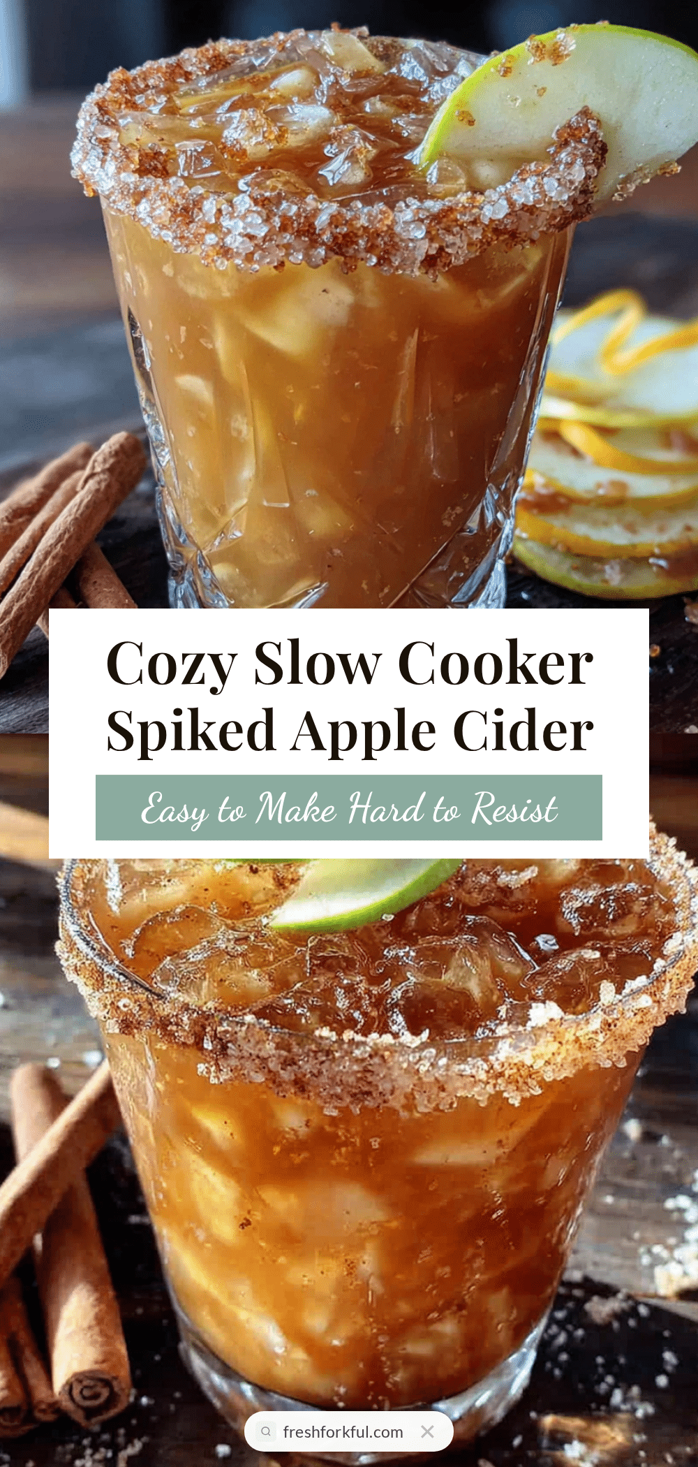 slow cooker spiked apple cider margarita recipe