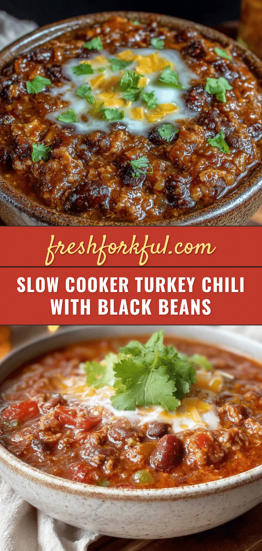 slow cooker turkey chili with black beans recipe