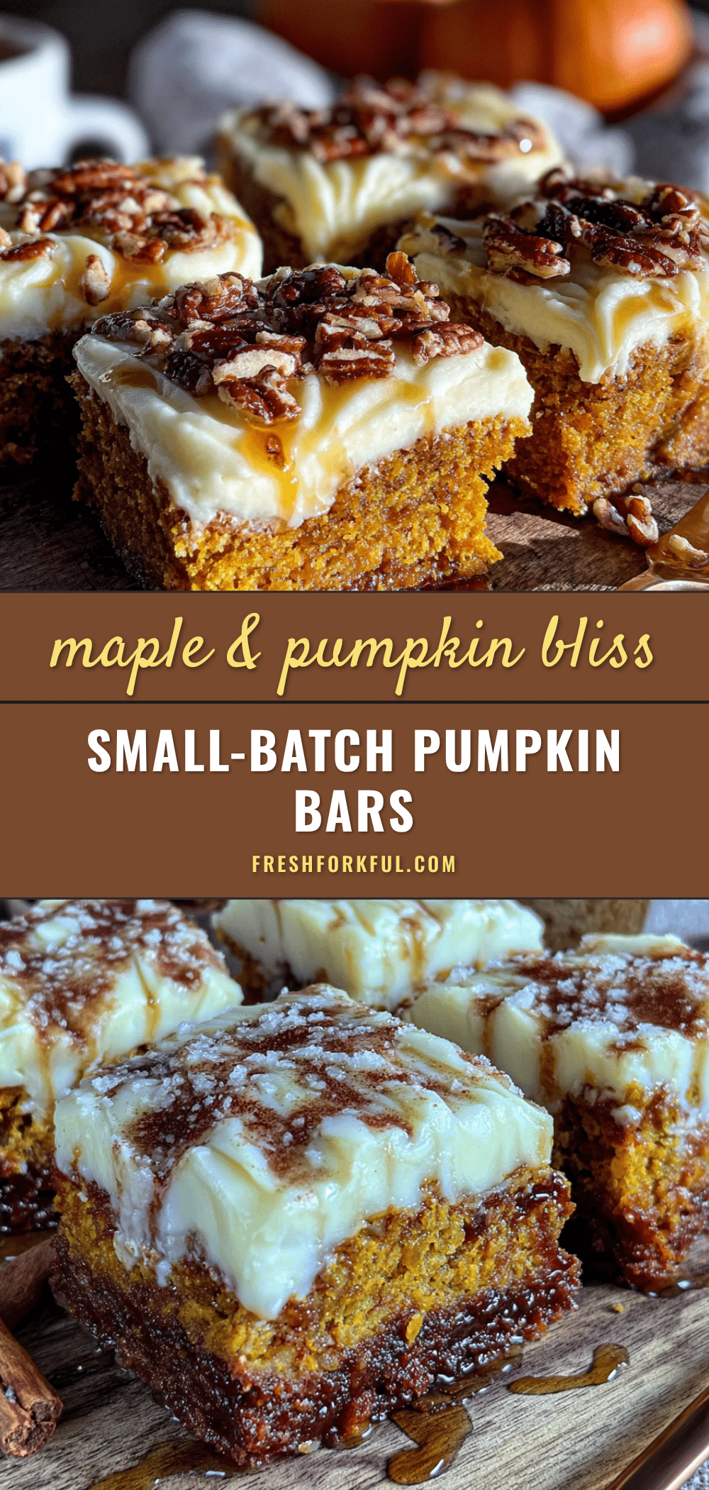 small-batch pumpkin bars recipe