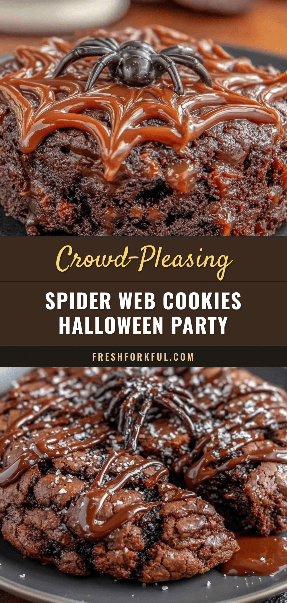 spider web cookies recipe