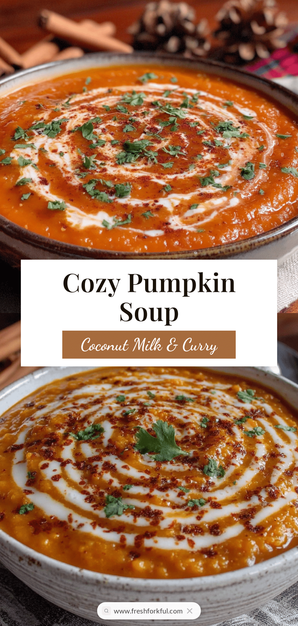 cozy pumpkin soup with coconut milk recipe