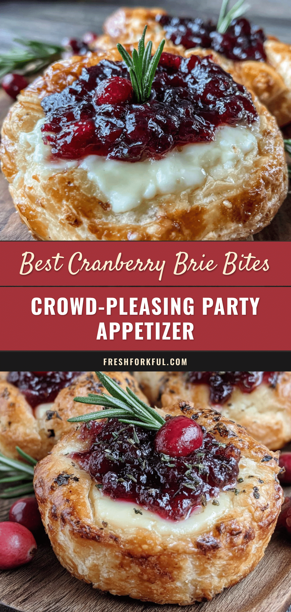 cranberry brie bites recipe