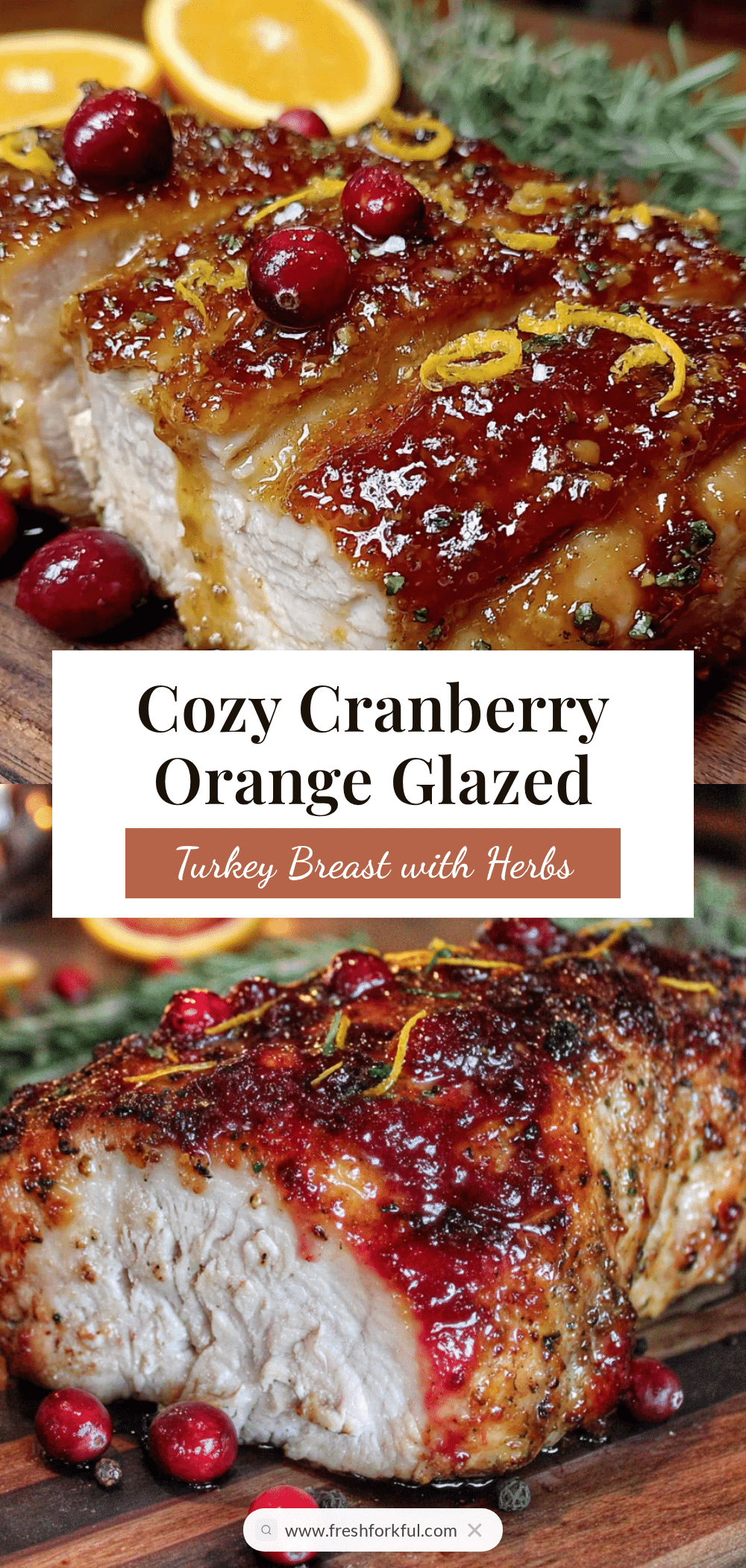 cranberry orange glazed turkey breast recipe