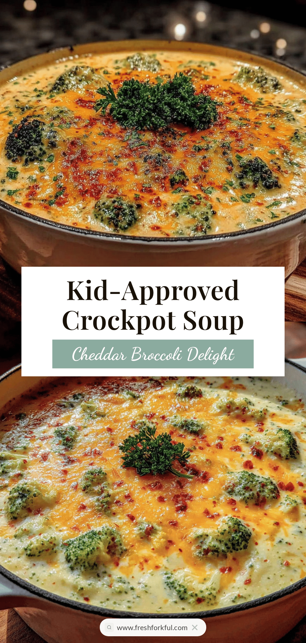 crockpot cheddar broccoli soup recipe