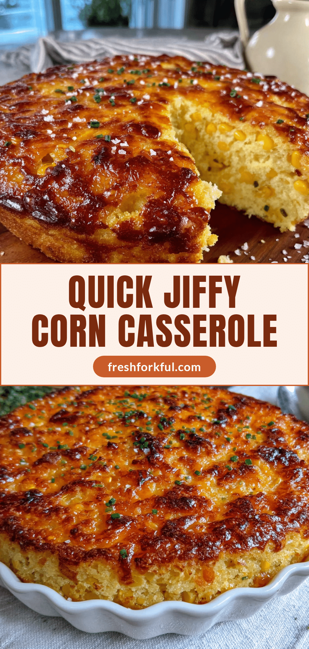 Jiffy corn casserole with cheddar recipe