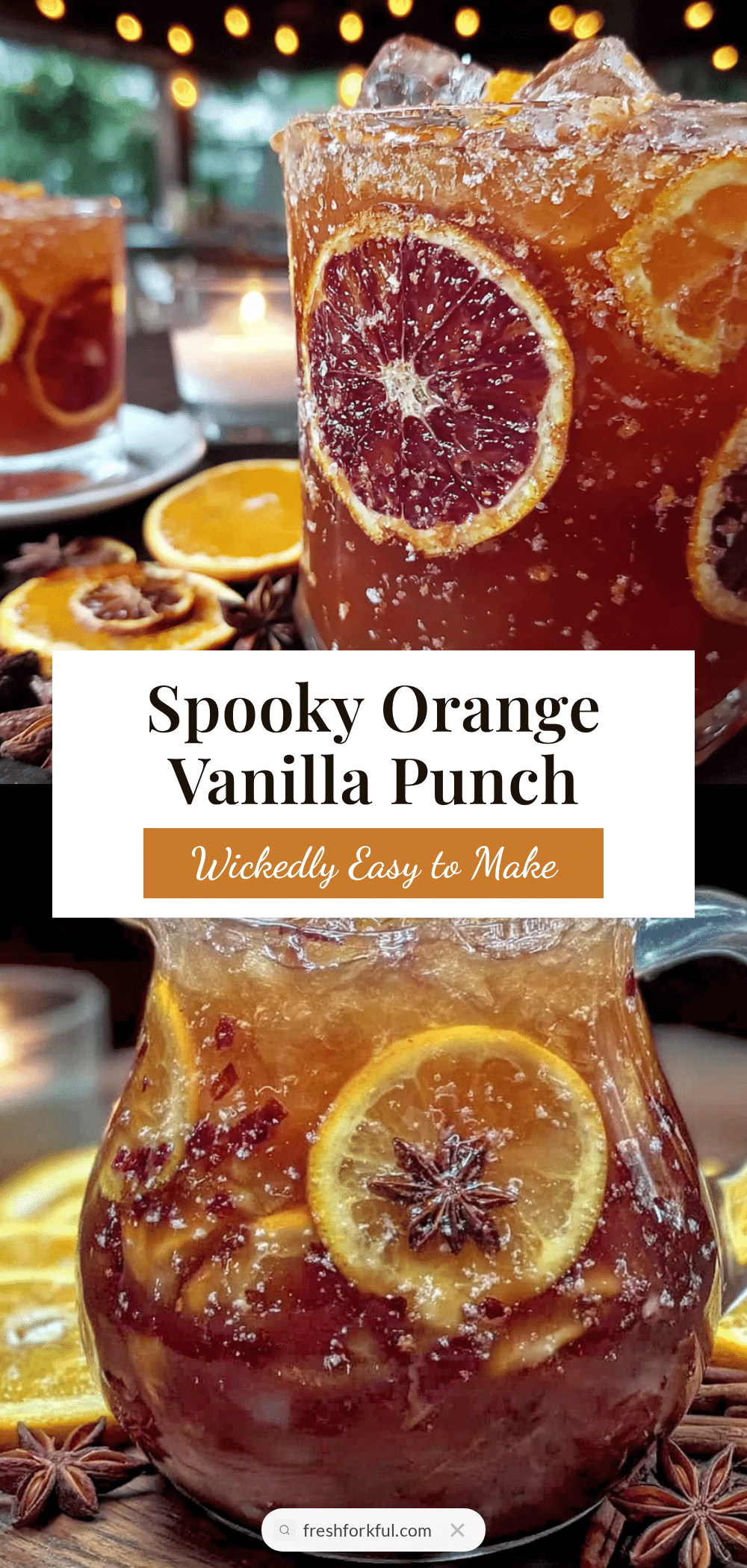 Spooky Orange Vanilla Halloween Punch recipe