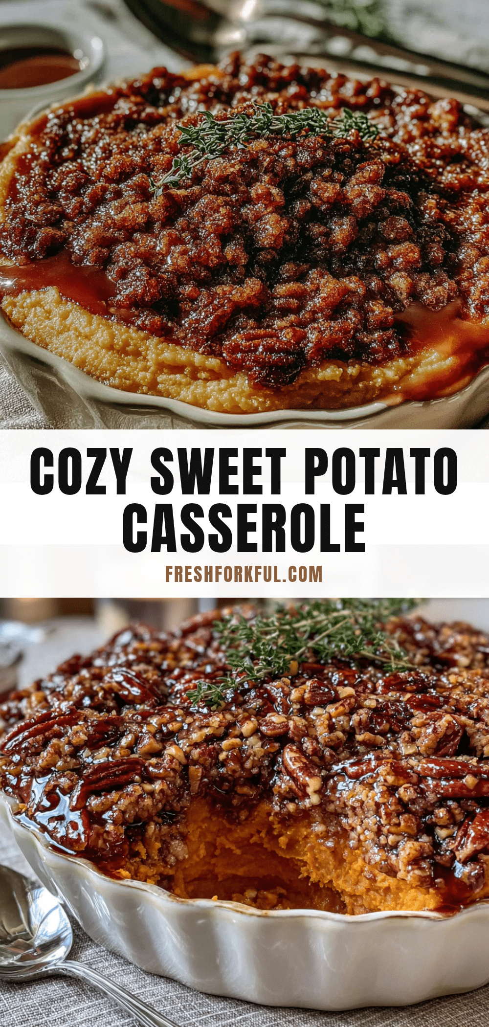 sweet potato casserole with pecan streusel recipe