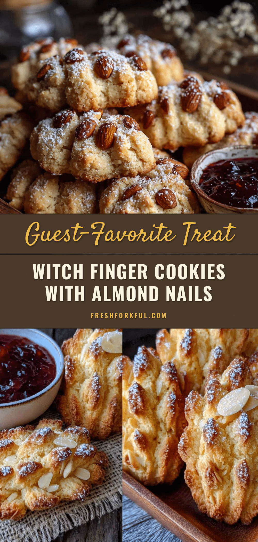 witch finger cookies recipe