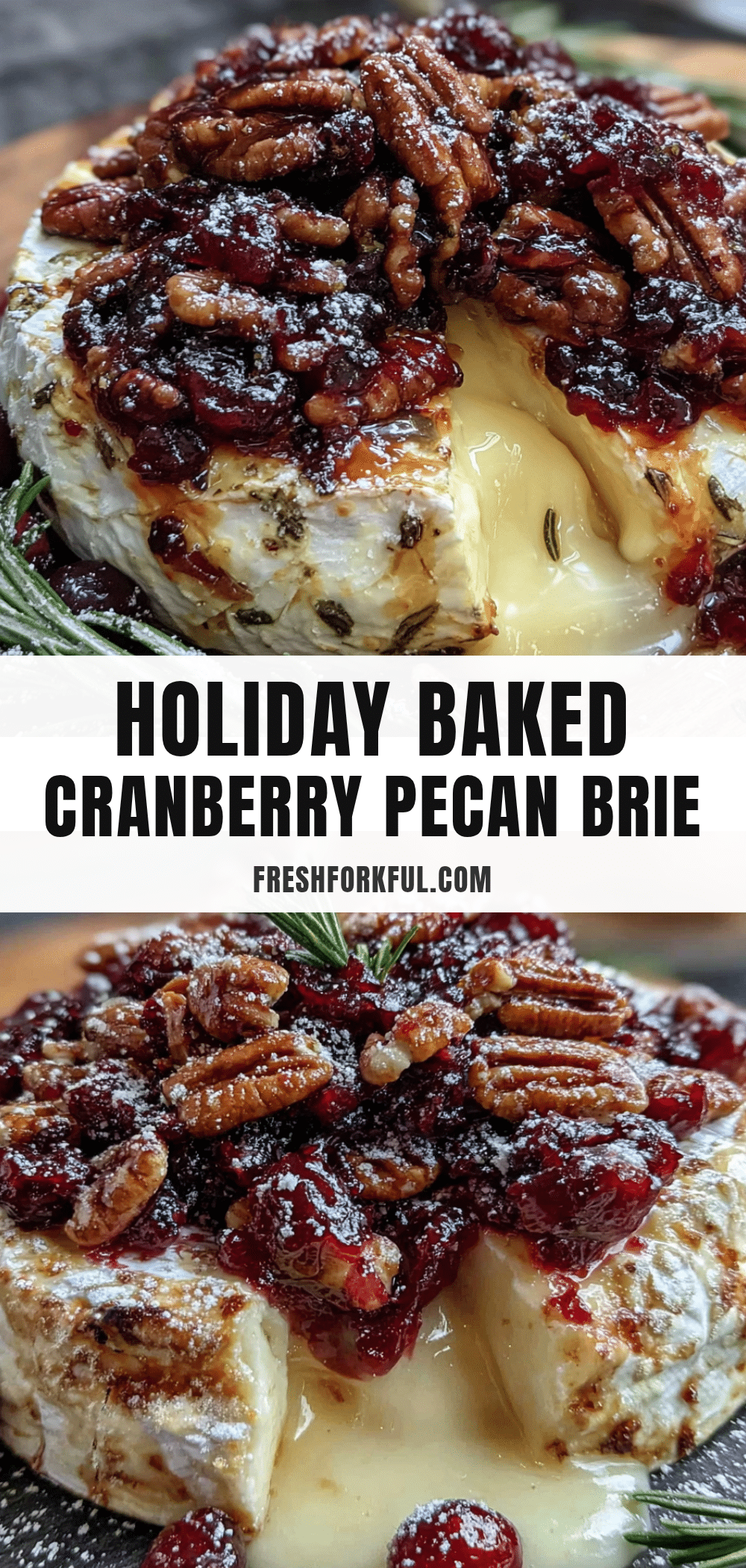 baked cranberry pecan brie recipe
