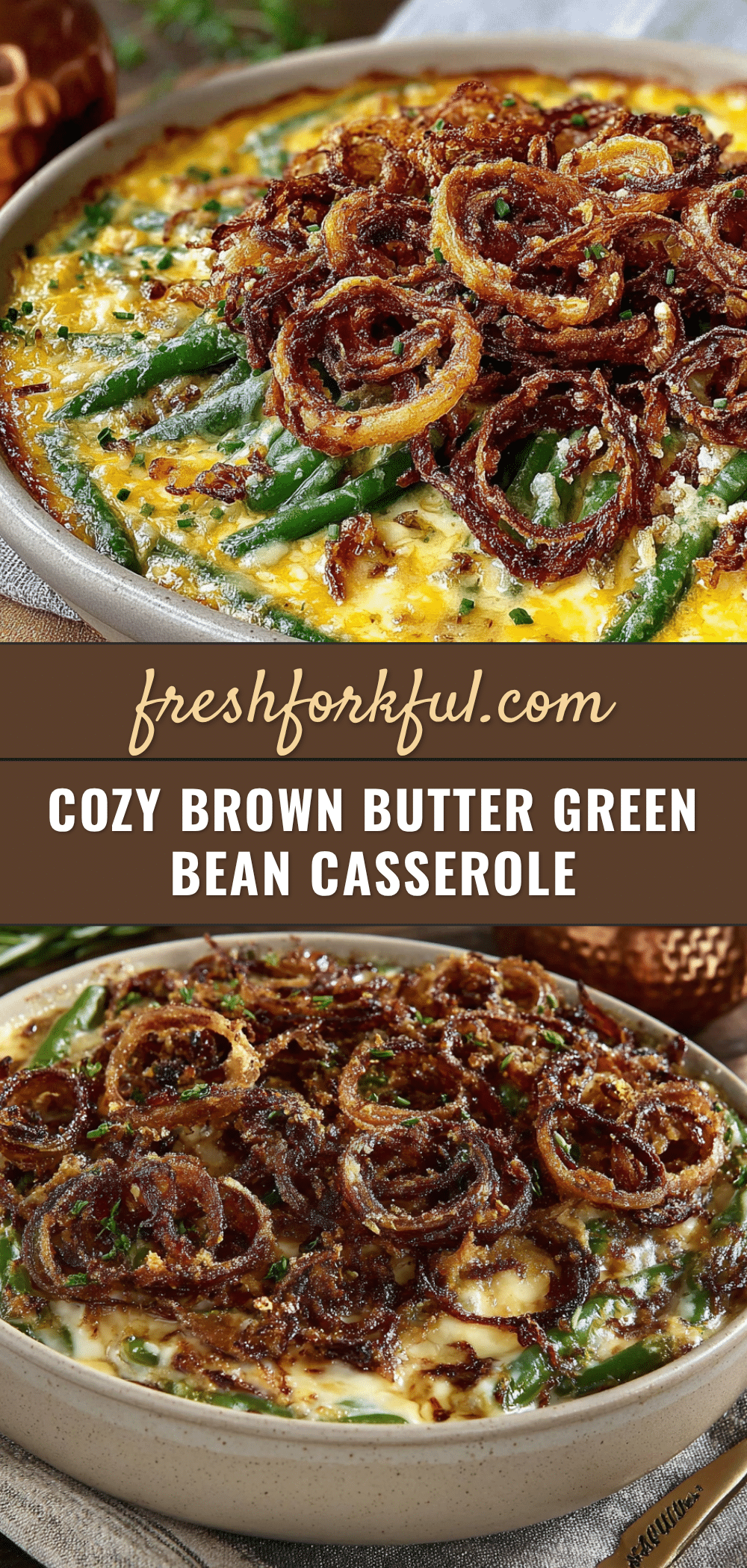 brown butter green bean casserole recipe