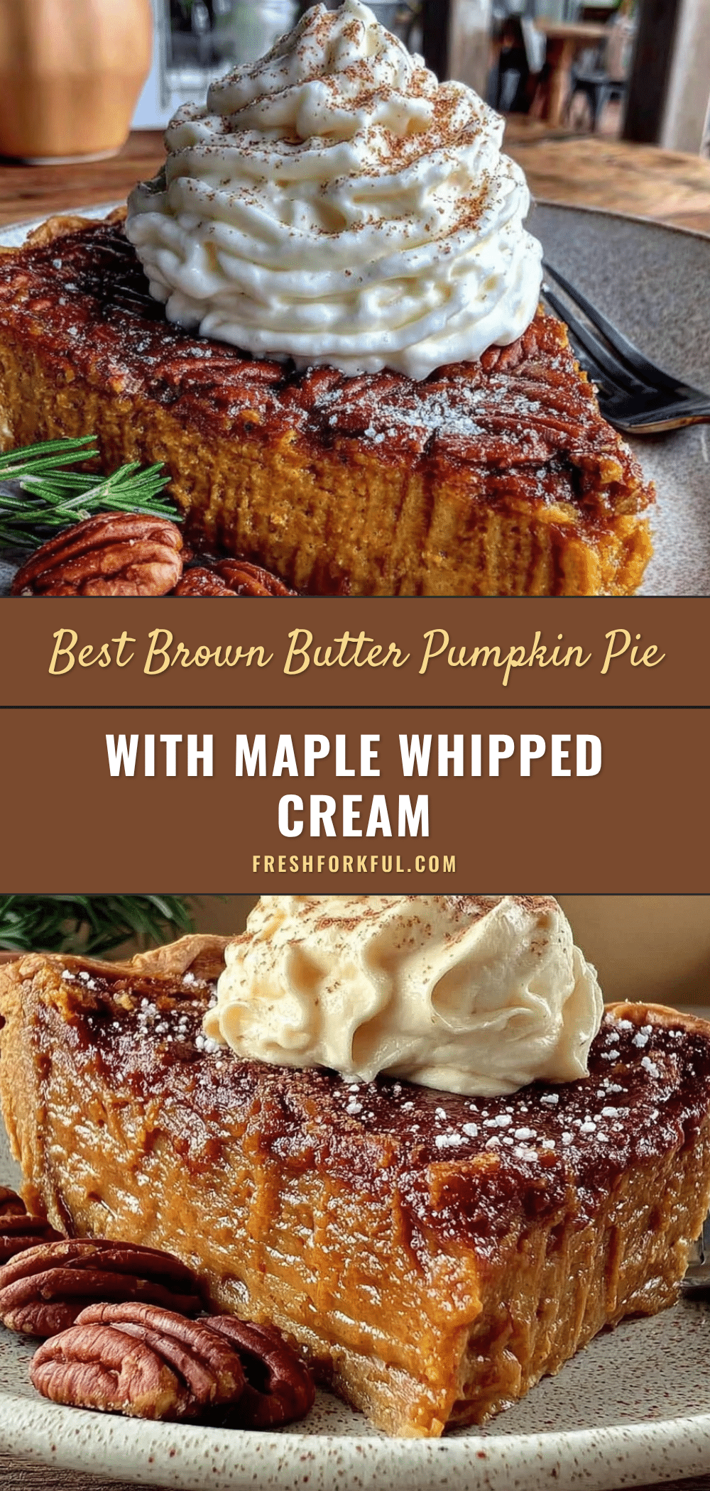 brown butter pumpkin pie recipe