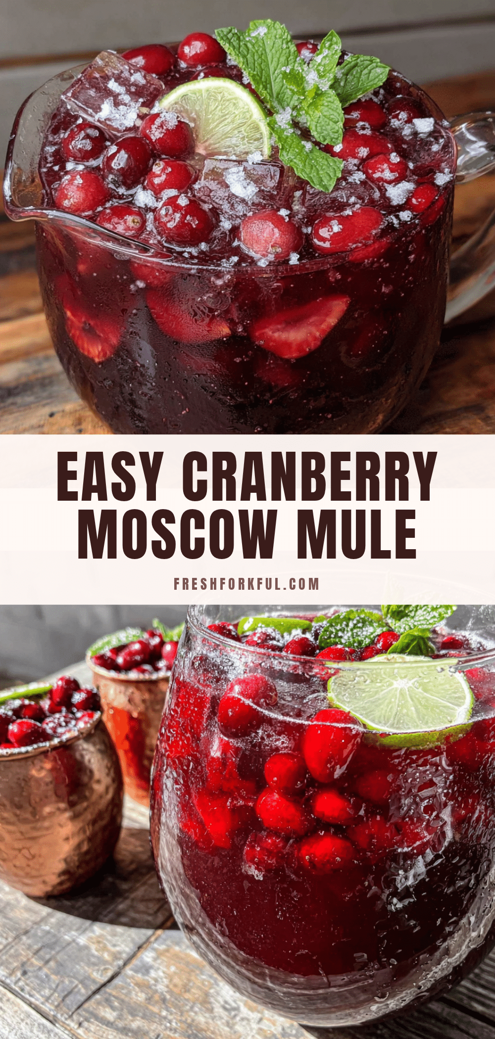 cranberry moscow mule for a crowd recipe