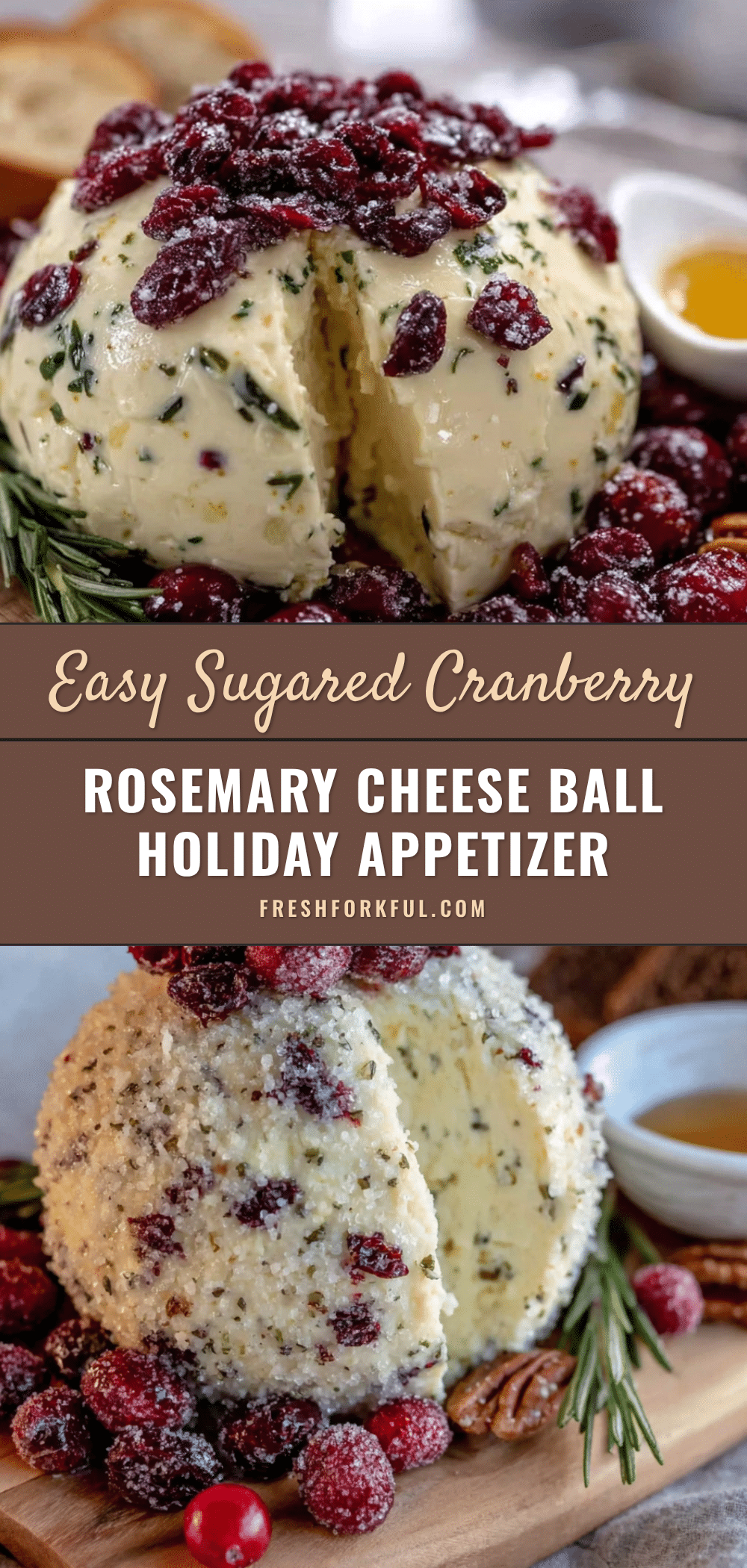 cranberry rosemary cheese ball recipe