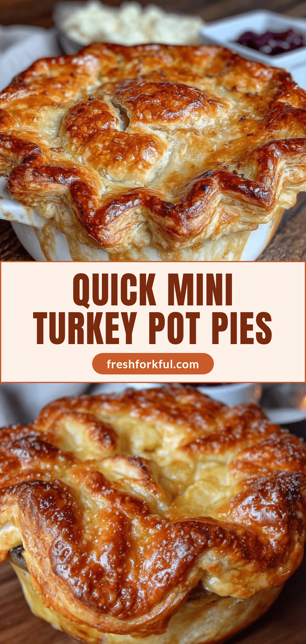 mini turkey pot pies recipe