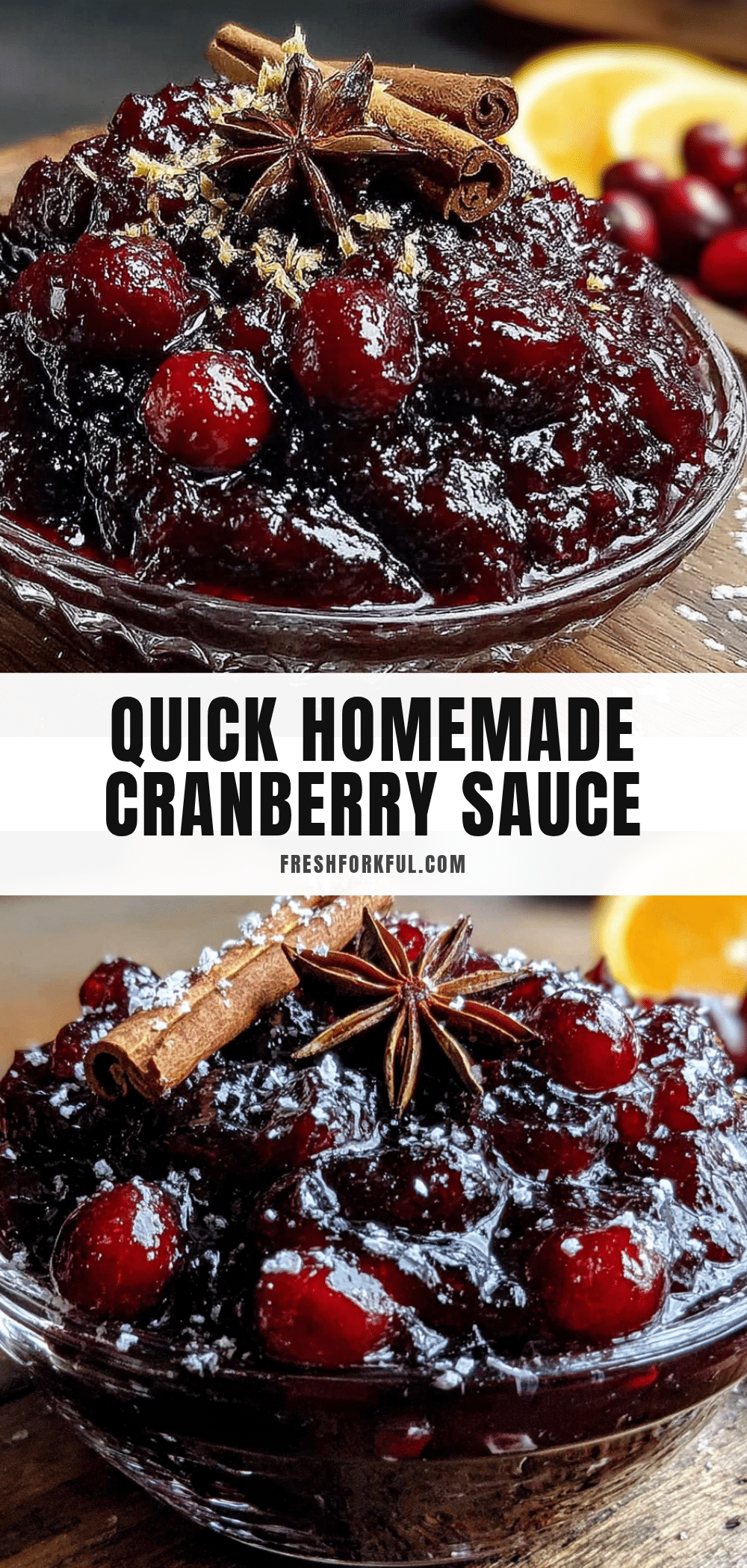 quick homemade cranberry sauce with orange zest recipe