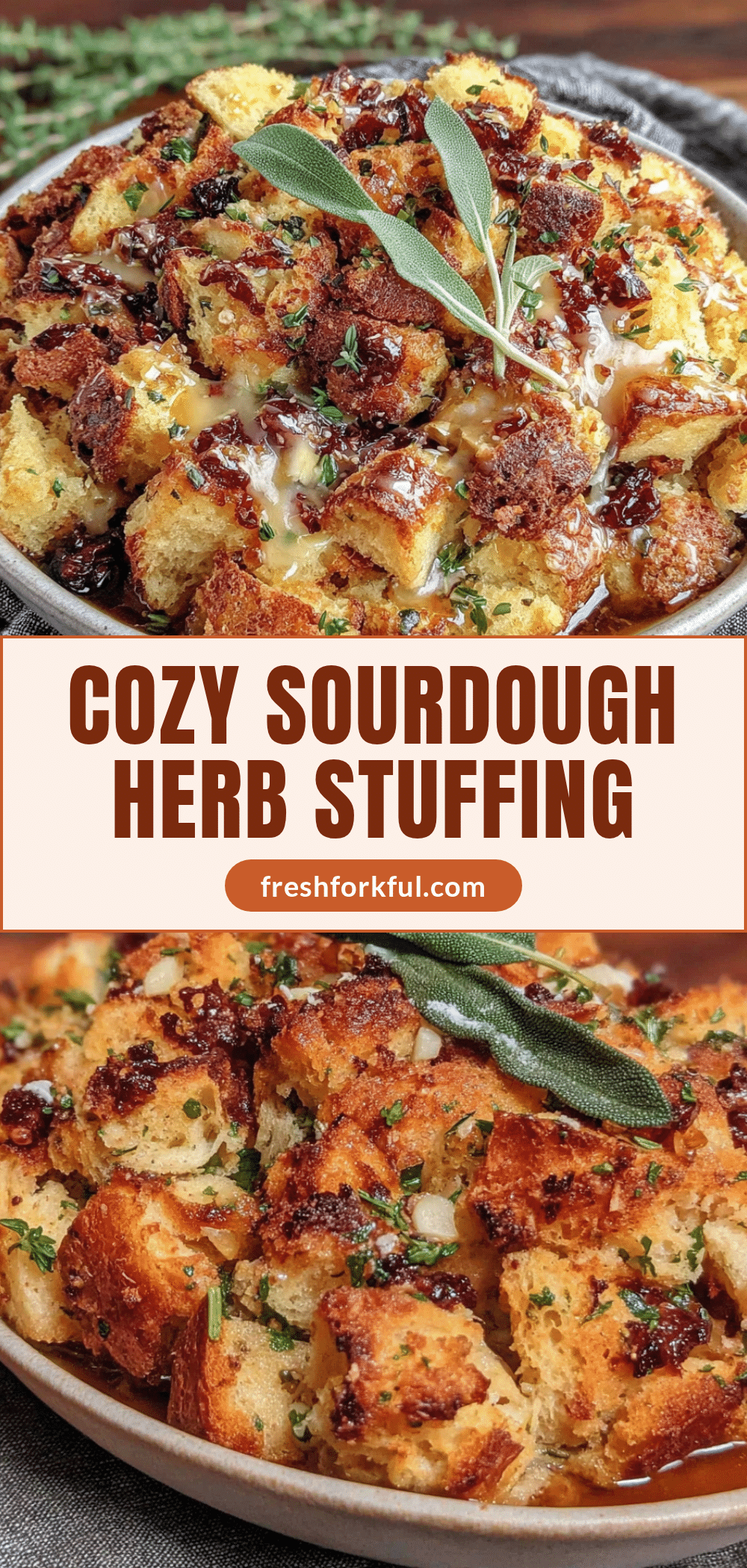 Sourdough herb stuffing recipe